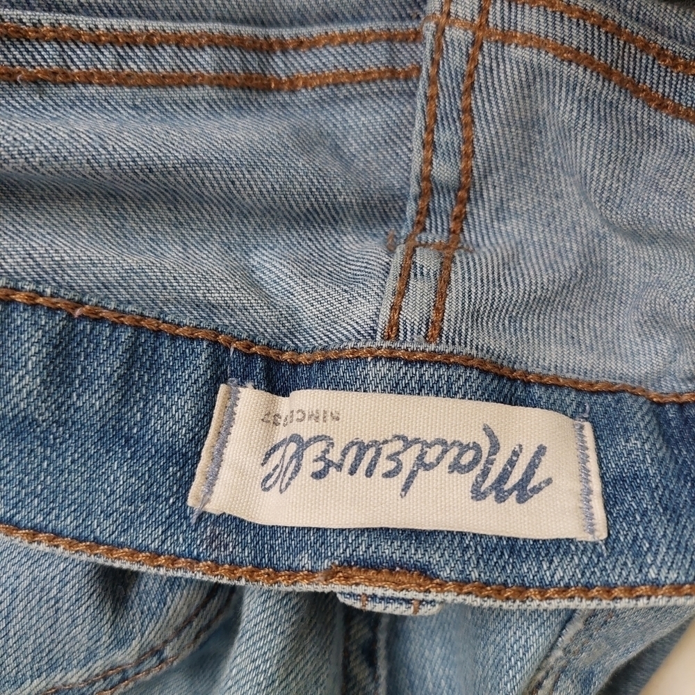 Madewell Denim Blue Jeans Pants Distressed High Riser Skinny Women Size 27 - Picture 9 of 10